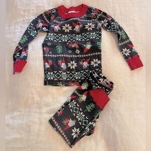 Hanna Andersson Hannajams gnome fair-isle Christmas pajamas unisex 3T